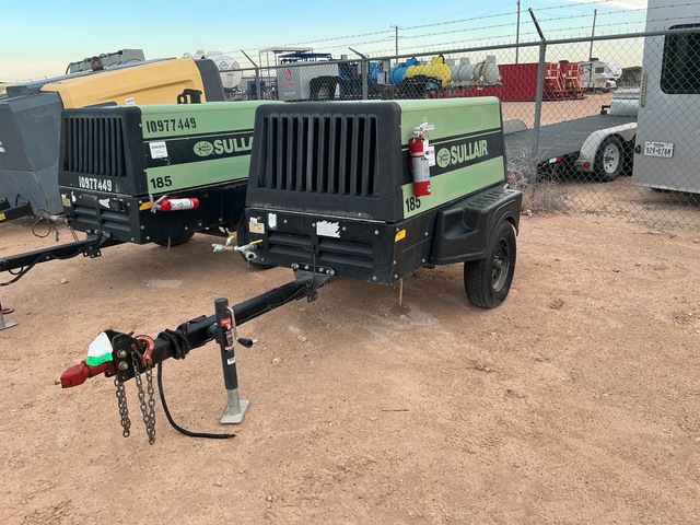 2018 Sullair 185D DPQ KU4F 185 cfm Mobile Air Compressor