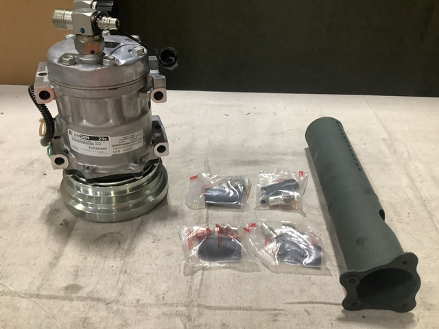 (40) Plug Connectors, (1) Housing Assembly, (1) Compressor & Assorted Items