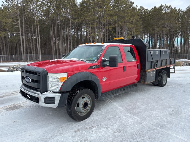 2012 Ford F-550 XL 4x2 Crew Cab Flatbed Truck