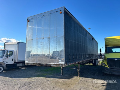 1993 Western 45 ft T/A Curtain Side Trailer
