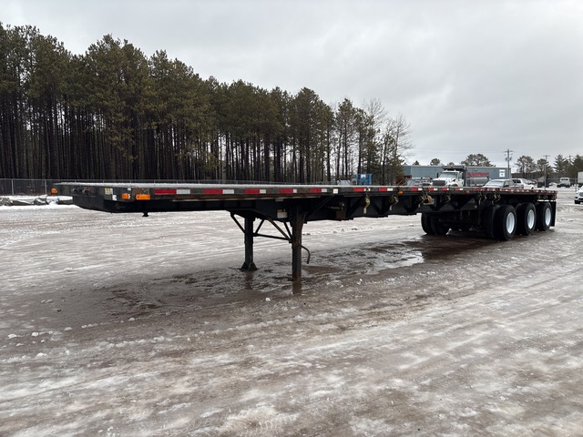 2010 Transcraft TL2000 Tri/A 53 ft - 90 ft Extendable Flatbed Trailer