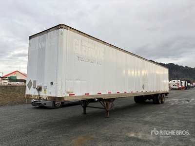 1997 Stoughton 53 ft x 102 in T/A Remolque de furgoneta