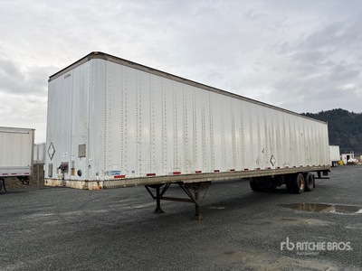 1996 Stoughton 53 ft x 102 in T/A Remolque de furgoneta