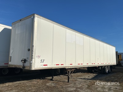 2014 Wabash DVCVHPC 53 ft x 102 in T/A Van Trailer