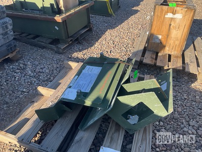 (2) DRS Tactical 889509-1 Integrated Rack Frames