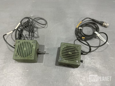 (2) Harris 10570-3500-22 Loudspeaker-Amplifiers