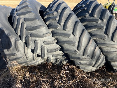 Quantity of (4) Goodyear 20.8R42 Tires