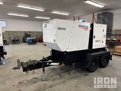 2019 Generac MDG75DF4-URI 60 kW Mobile Generator set