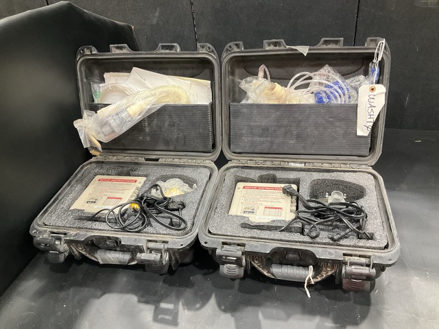 (2) AutoMedx SAVe Simplified Automated Ventilators