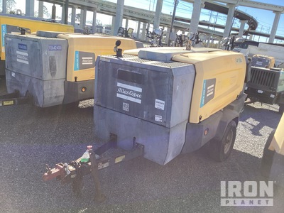 2017 Atlas Copco XATS 400 JD8 T4F PF EB 400 cfm Mobile Air Compressor