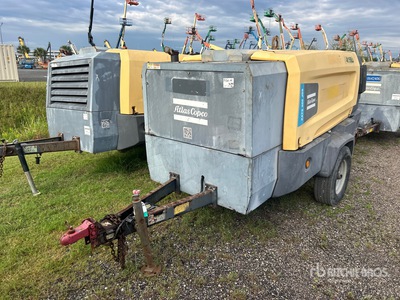 2017 Atlas Copco XATS 400 JD8 T4F PF EB 400 cfm Mobile Air Compressor