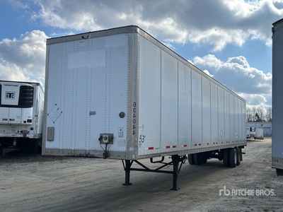 2014 Wabash DVCVHPC 53 ft x 102 in T/A Van Trailer