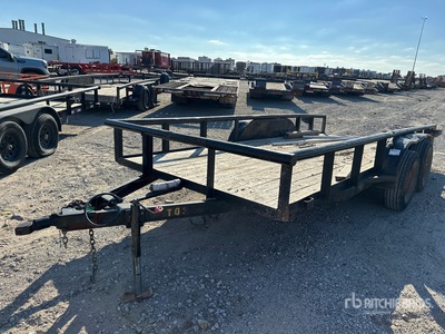 2011 Cand 16 ft T/A Utility Trailer