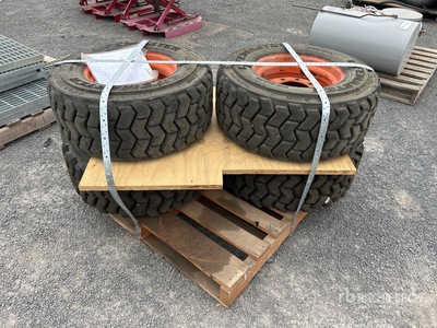 Quantity of (4) Telehander Wheels