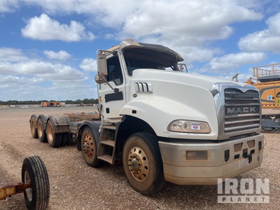 2019 Mack Granite 10x6 Twin-Steer Twin-Steer Cab and Chassis (Inoperable)