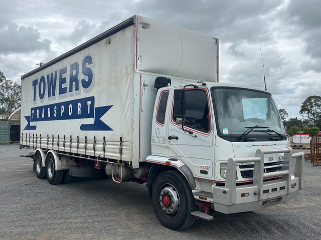 2010 Mitsubishi Fuso Fighter FN600 6x2 Tautliner Truck