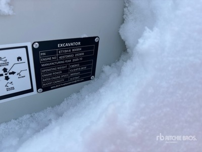 2025 BTTL BTTL15 Mini Excavator (Unused)