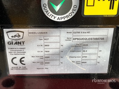 2025 Giant G2700 X-tra HD Radlader (Unused)