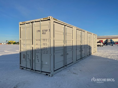 2026 40 ft High Cube Multi-Door Storage Container