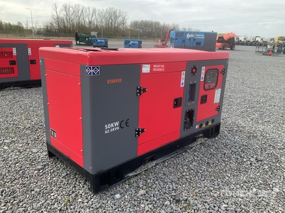 2025 STARVOX KC-50GF Skid-Mounted Generator Set (Unused)