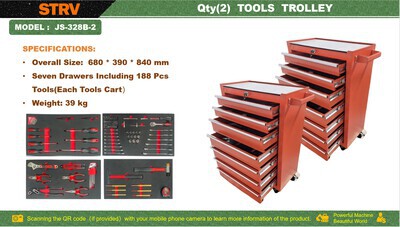 Quantity of (2) 2025 STARVOX JS-328B-2 صندوق الأدوات (Unused)