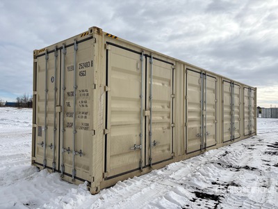 2025 40 ft High Cube Multi-Door Storage Container