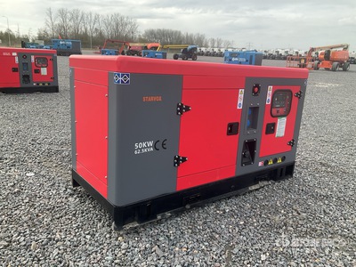 2025 STARVOX KC-50GF Skid-Mounted Generator Set (Unused)