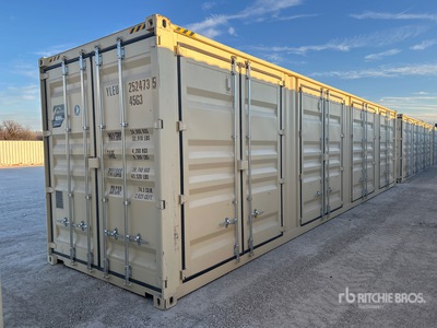 2025 40 ft High Cube Multi-Door Storage Container