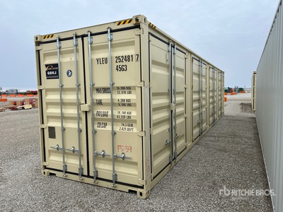 2025 40 ft High Cube Multi-Door Storage Container