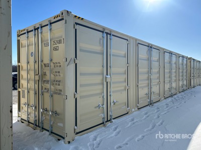 2025 40 ft High Cube Multi-Door Contenedor de almacenamiento