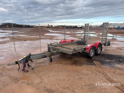 Hubiere H212L14CF T/A Remorque Remolque Portamaquinaria