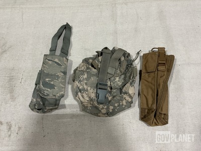 (48) PRC-152 THHR Pouches, (44) Canteen Pouches & Assorted Items