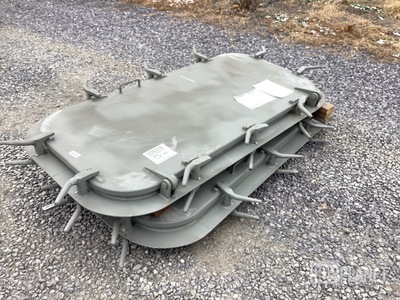 (2) Metal Marine Doors