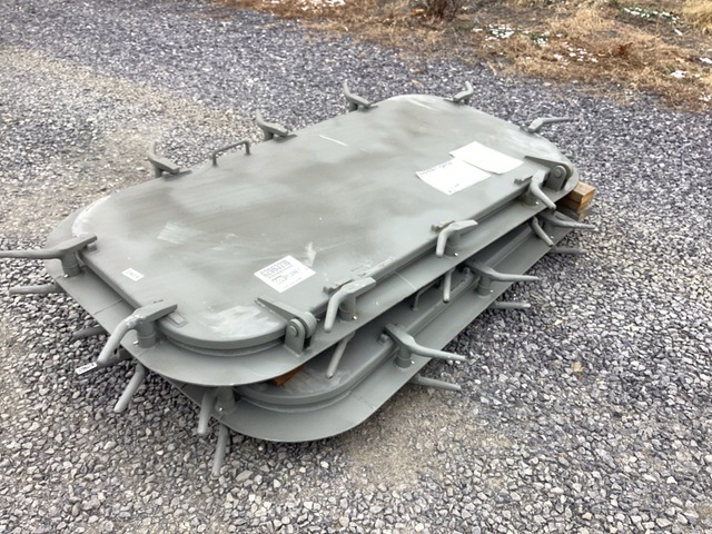 (2) Metal Marine Doors