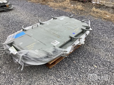 (2) Metal Marine Doors