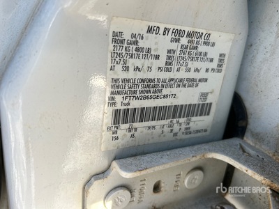 2016 Ford F-250 XL 4x4 Crew Cab Pickup