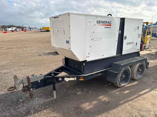 2019 Generac MDG75DF4-URI 60 kW Mobile Generator Set