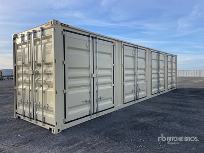 2025 40 ft High Cube Multi-Door Storage Container