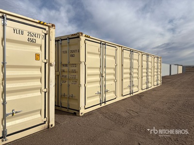 2025 40 ft High Cube Multi-Door Storage Container