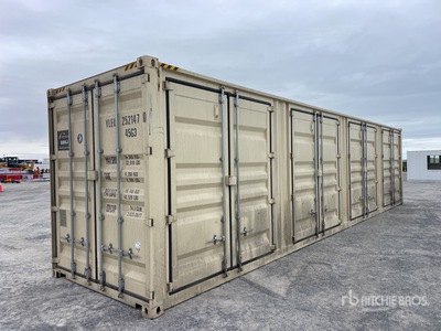 2025 40 ft High Cube Multi-Door Storage Container