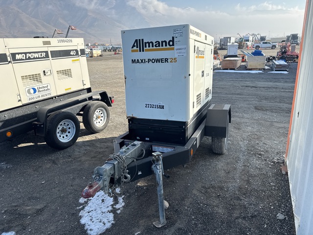 2018 Allmand MP25-8E1 25 kVA Generator Set