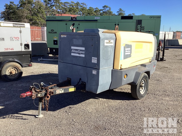 2017 Atlas Copco XAS440JD8 Mobile Air Compressor in Humble, Texas ...