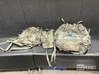 (33) Assault Packs, (16) Large Field Pack Sets & Assorted Items