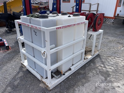 Skid Mounted Poly Product Mobile Lube Tank