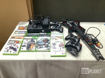 XBox 360 & Assorted Components w/Storage Case