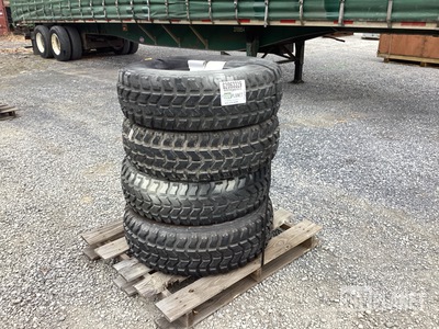(4) Goodyear 37x12.50R16.5LT Tires
