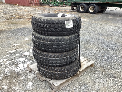 (4) Goodyear 37x12.50R16.5LT Tires