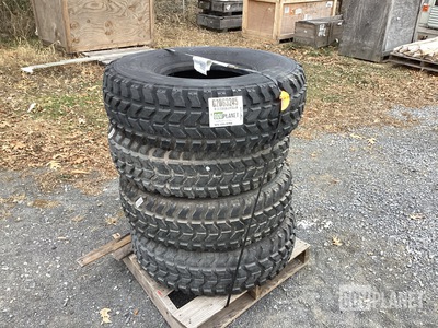 (4) Goodyear 37x12.50R16.5LT Tires