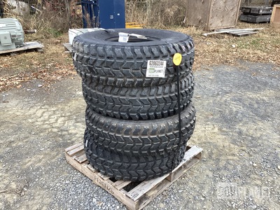 (4) Goodyear 37x12.50R16.5LT Tires