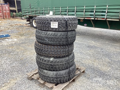 (5) Goodyear 37x12.50R16.5LT Tires